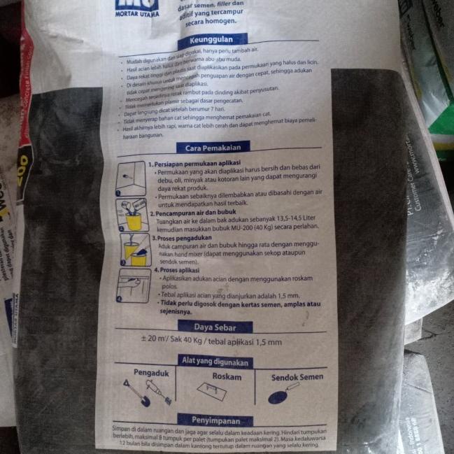 MU 200 / Acian Plesteran dan beton