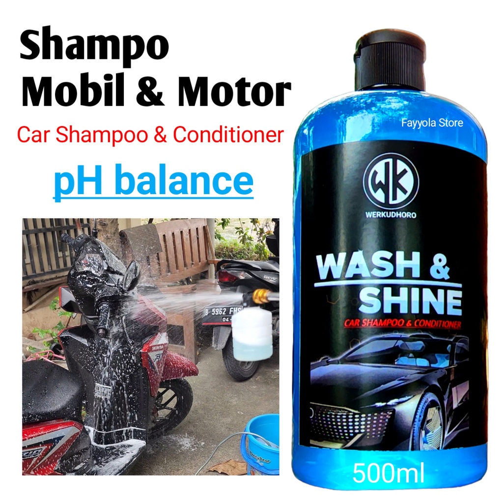 Shampo Mobil Motor ph Balance / Sabun Cuci Kendaraan / Pembersih Exterior Mobil