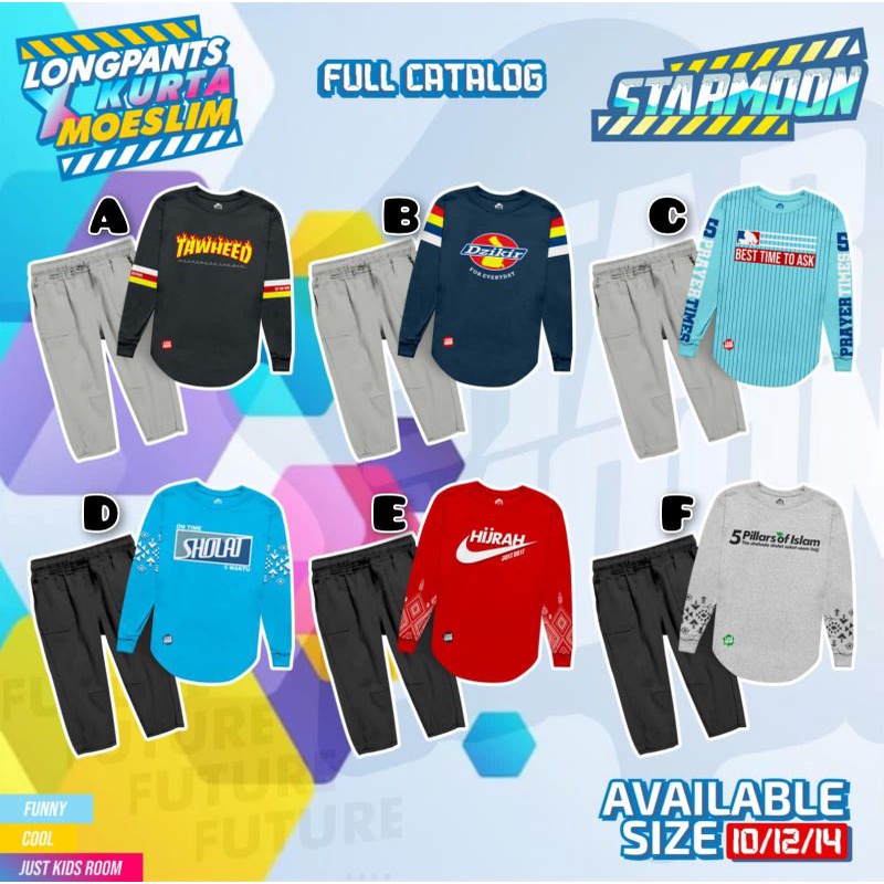 LONGPANTS KURTA MOESLIM STARMOON