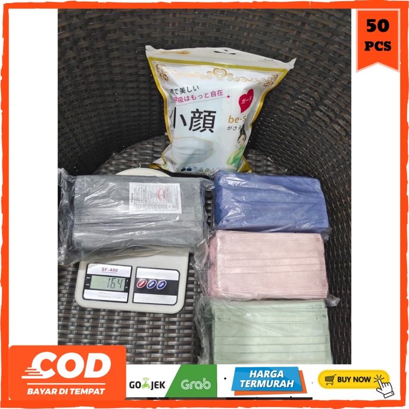 MASKER EARLOOP YNB CARE 3 PLY ISI 50 PCS