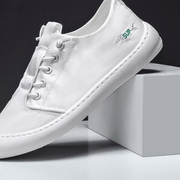 Sepatu Pria Sneaker Kets LIGHT ELVES Running Shoes SM-33 - - Cokelat, 40