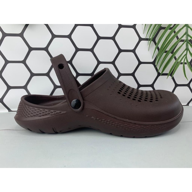 Sandal Titik/Sandal Baim, Sendal Kodok Hema, Sandal Medis Dokter Suster, Sandal Umroh Haji, Sandal Chef, Sandal Rumah Anti Slip Model Crocs 982 Promo Sen