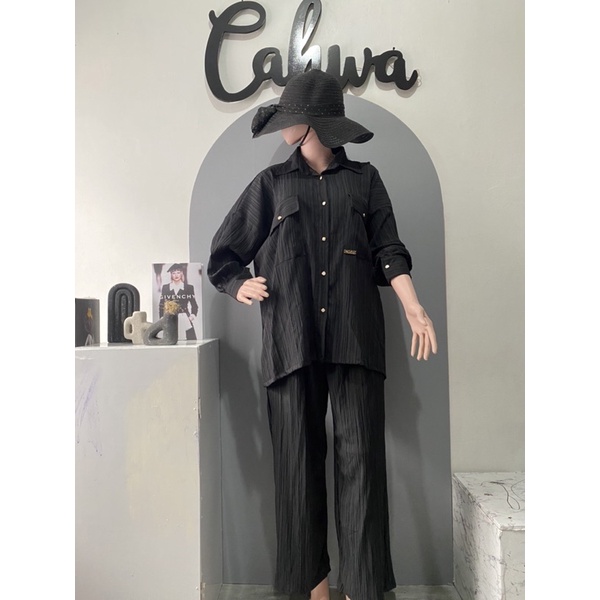 ZARA ONESET OVERSIZE kemeja oversized