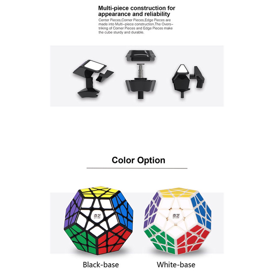 Mainan Puzzle Rubik Dodecahedron 3x3 Untuk Asah Otak