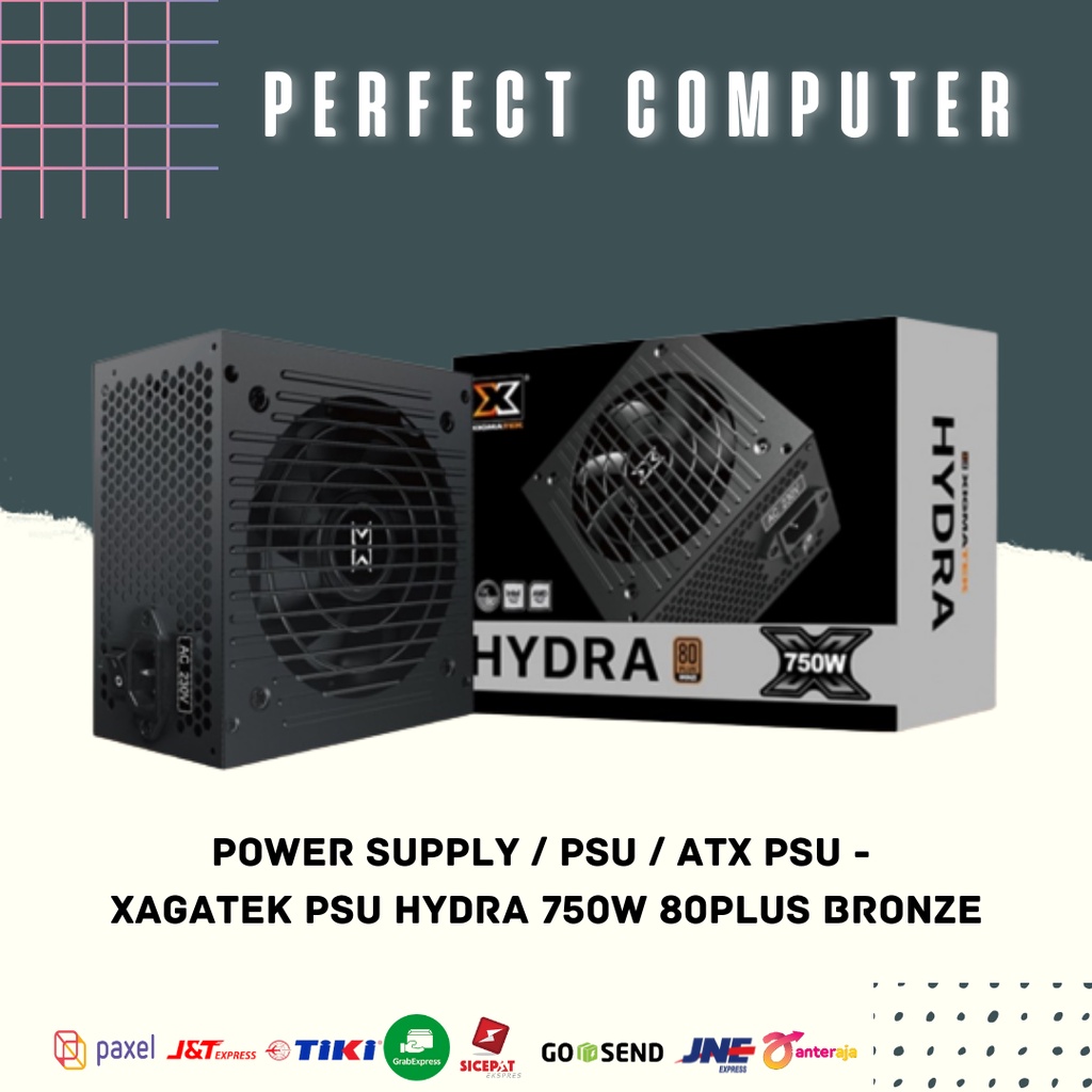 POWER SUPPLY / PSU / ATX PSU - XAGATEK PSU HYDRA 750W 80Plus BRONZE