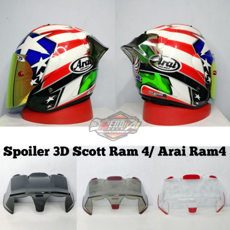 Spoiler 3D Helm Arai Rx7x. Scott  Ram