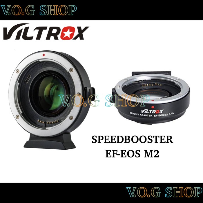 Viltrox EF-EOS M2 SpeedBooster For Canon EF Lens To EOS M