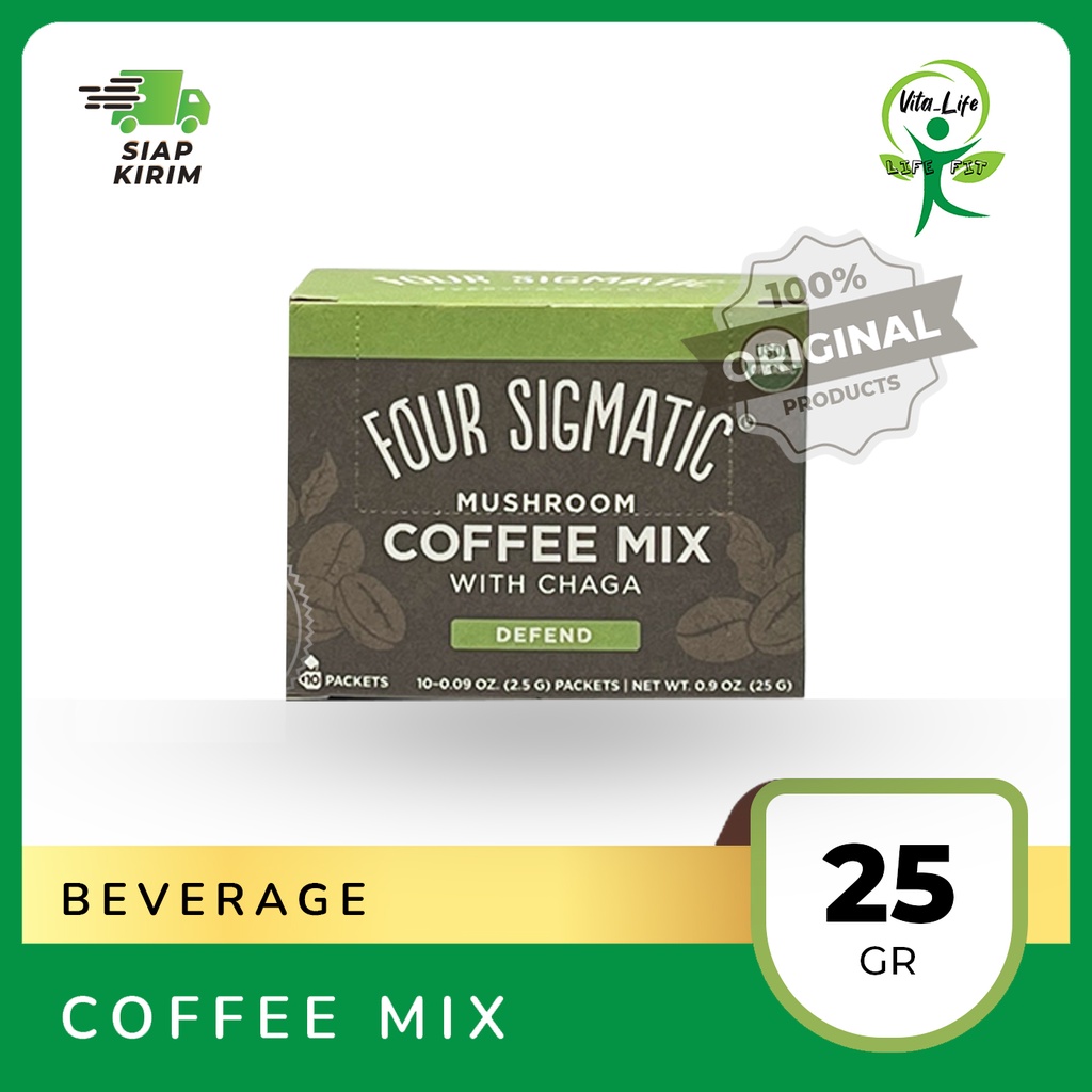

Four sigmatic mushroom coffee mix defend 25 gr