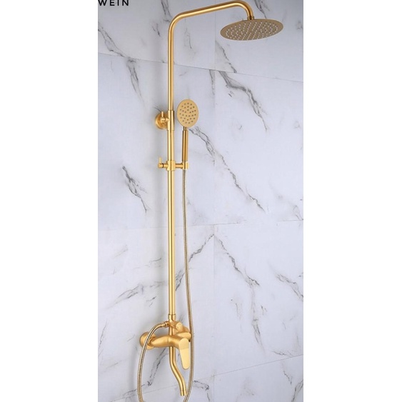 Keran air mandi jet shower set head warn gold setara toto grohe paling rame