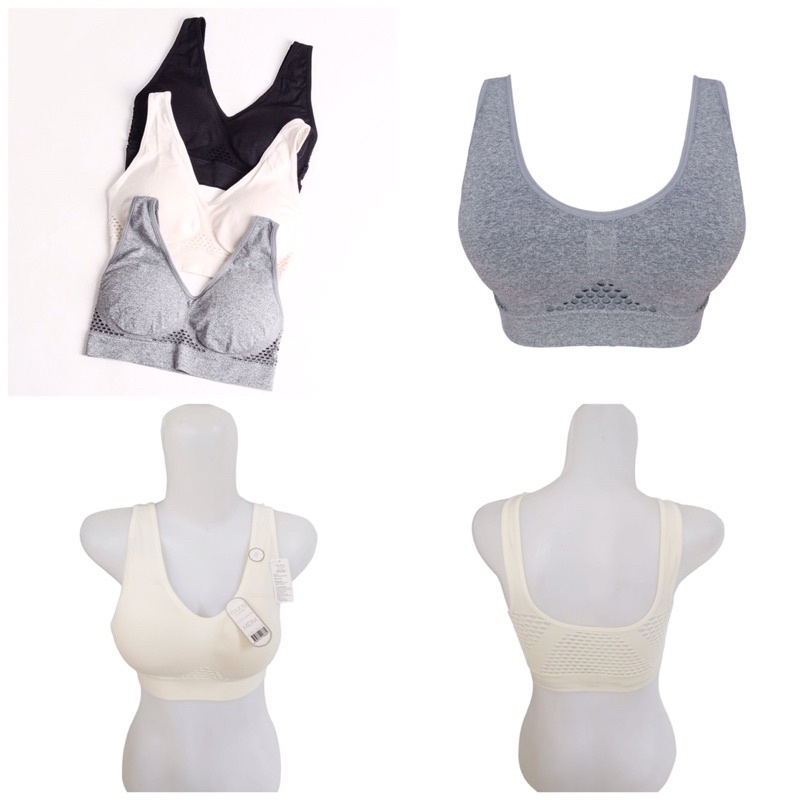 young curves sport bra C02-100112 tanpa kawat branded original M L