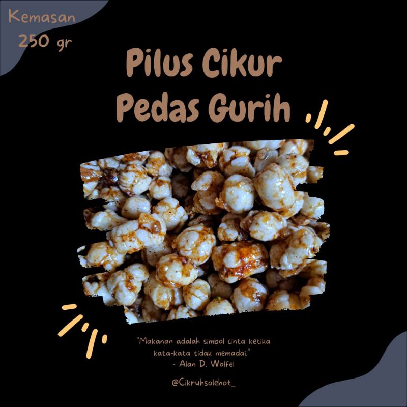 

pilus cikur pedas gurih uk 250gr