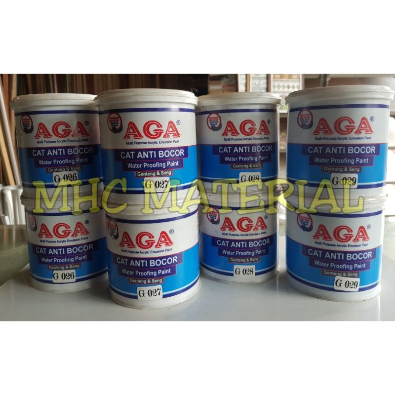 Jual Cat Aga Genteng 800 G Cat Seng Aga Water Proofing Aga Cat Pelapis Anti Bocor 08 Kg 1208