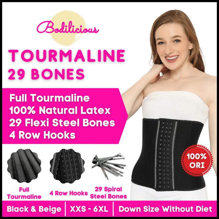 Promo 29 Bone Tourmaline Korset 29 Tulang Turmalin Bodilicious Waist Trainer