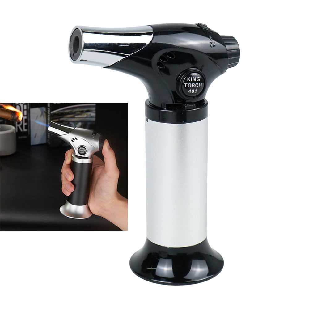 KING TORCH PORTABLE GAS BLOW TORCH BUTANE FLAME GUN KALENG PEMATIK KOREK API ALAT BAKAR KEJU DAGING 