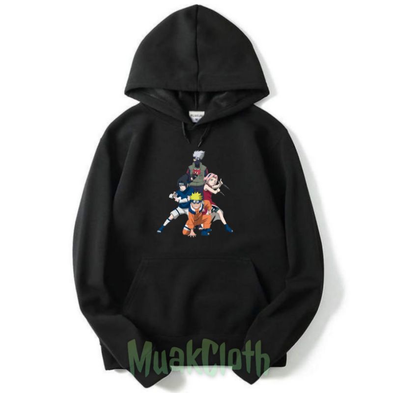 JAKET HOODIE ANAK ANIME NARUTO KARAKTER ANIME NARUTO