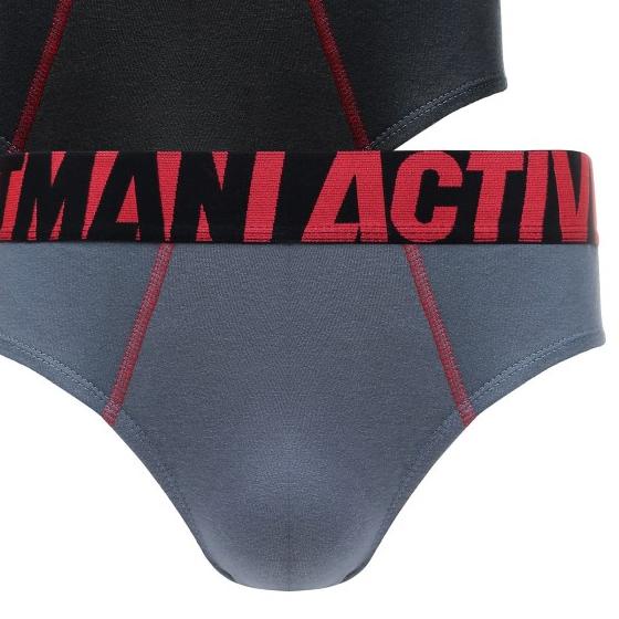 GT MAN - MINI BRIEF - GTKB05 - 2PCS MULTICOLOUR - L