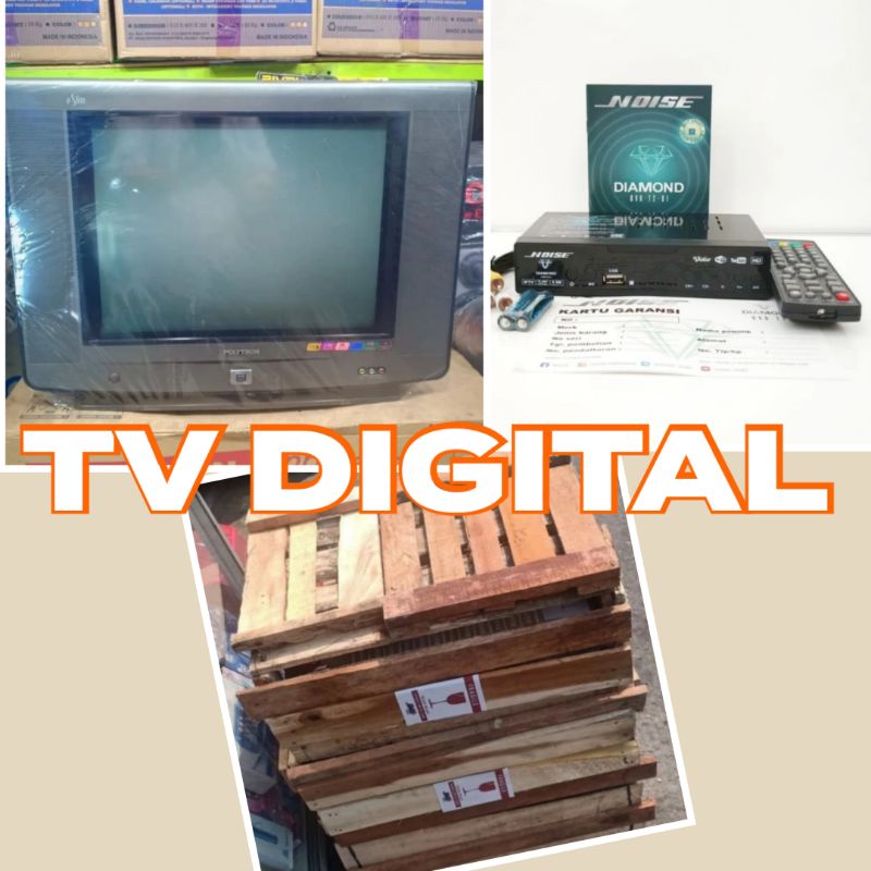 TV DIGITAL TABUNG POLYTRON 21 IN TABUNG SLIM