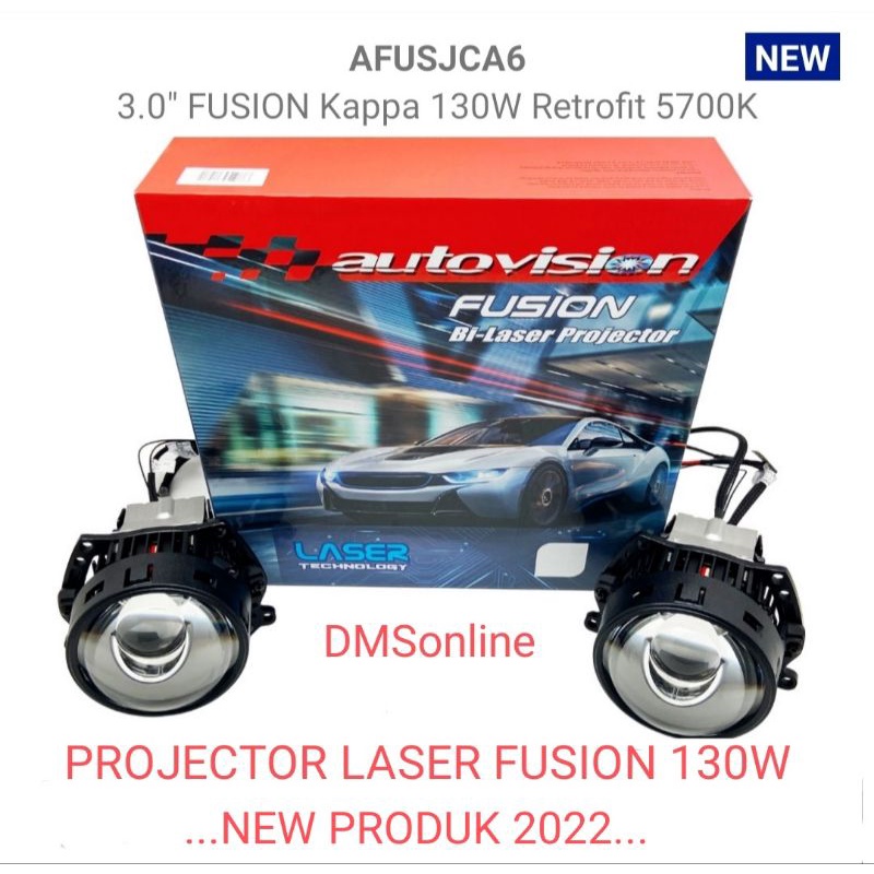 Led Projector Bi Laser 130W 5700K 3" Retrofit Autovision