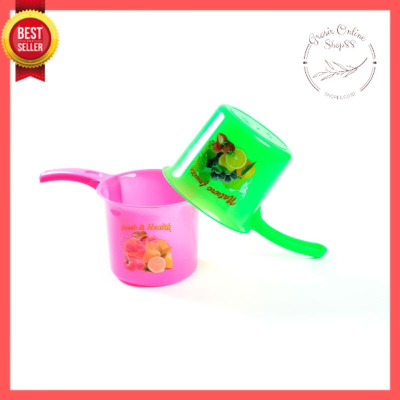 GOS - A311 - Gayung Mandi Plastik Buah Bahan Tebal Kuat Murah Serbaguna /  Plastic Water Scoop Scooper