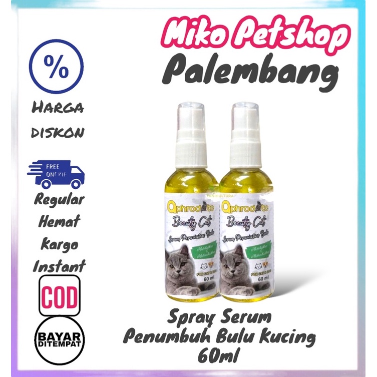 Beauty Cat Spray Obat dan Suplemen Mempercepat Penumbuhan Bulu Kucing 60ml