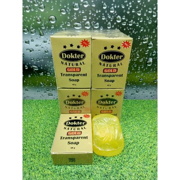 Sabun Dr Gold - Natural Transparant Soap 60 gr BPOM ( Satuan )