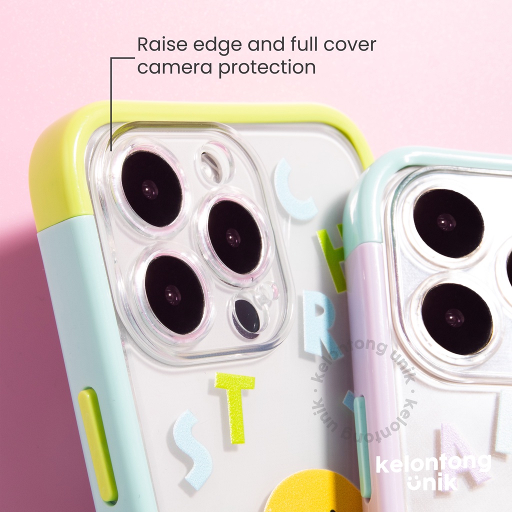 (Seri 2) LANGSUNG KIRIM TANPA PO | For iPhone - SCRIBBLES Bumper Puzzle Case - Premium Case Custom Nama