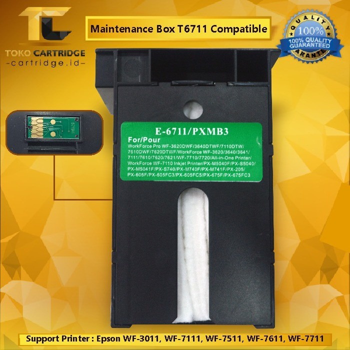 Pembuang Tinta T6711 Printer Epson 7610 7611 7620 7510 3521 7210 7110