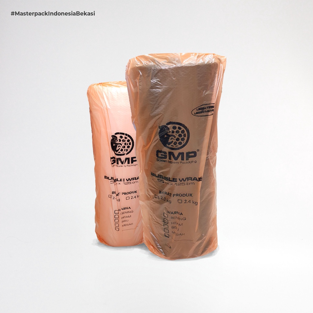 

Bubble Wrap GMP 125 cm x 50 meter Bening Hitam