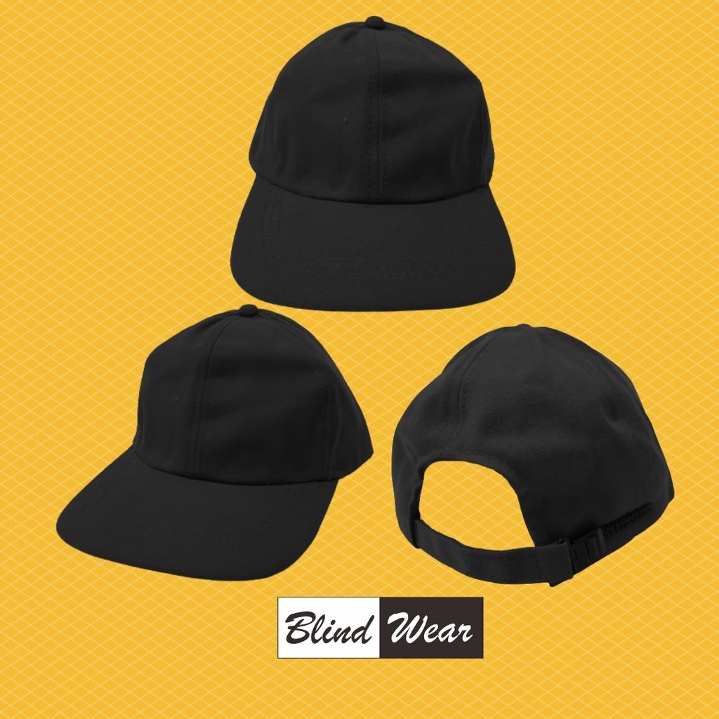 Topi Baseball Cap Besbol Hat Premium Polos BlindWear Cowok Cewek