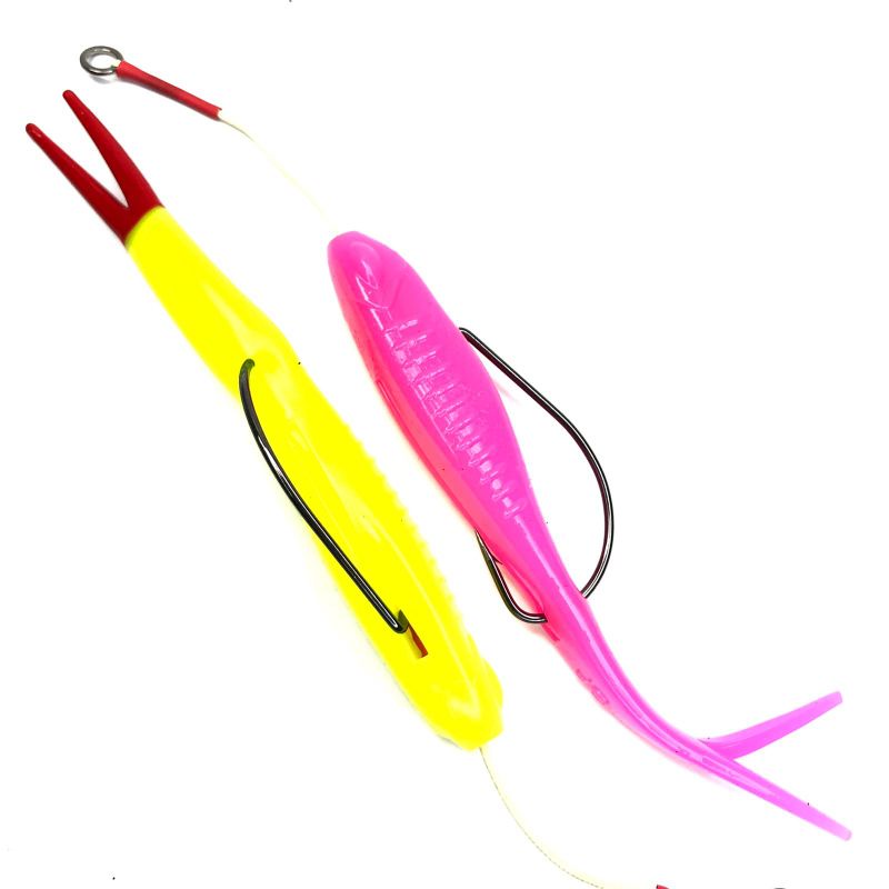 Softlure Baby Silincer dengan Wormhook 4/0 5/0