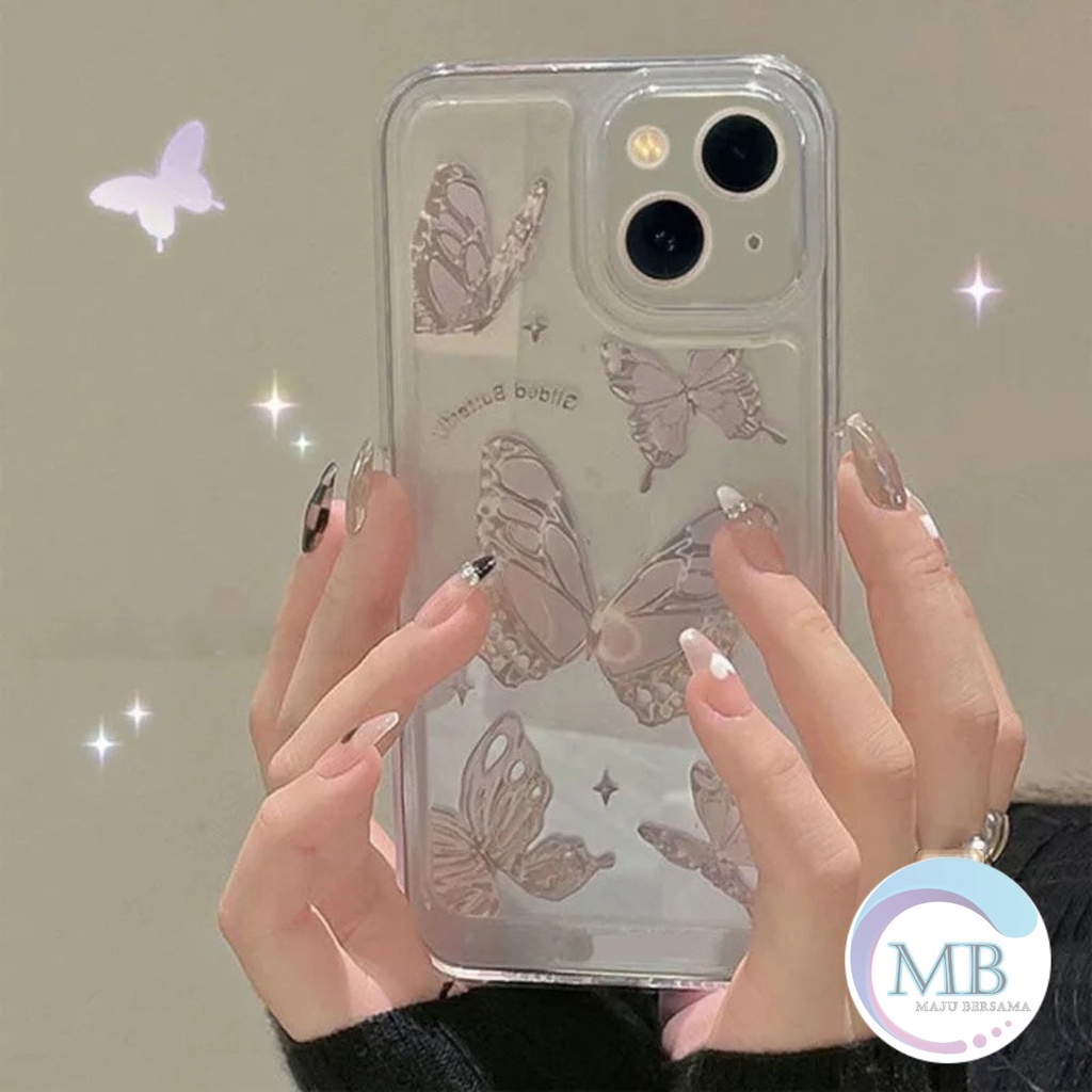 SS116 SOFTCASE TRANSPARAN MOTIF KUPU KUPU REALME C1 C2 2 PRO 5 5I C3 7I C17 7 8I 8 5G 9 9I 8 10 PRO MB3945