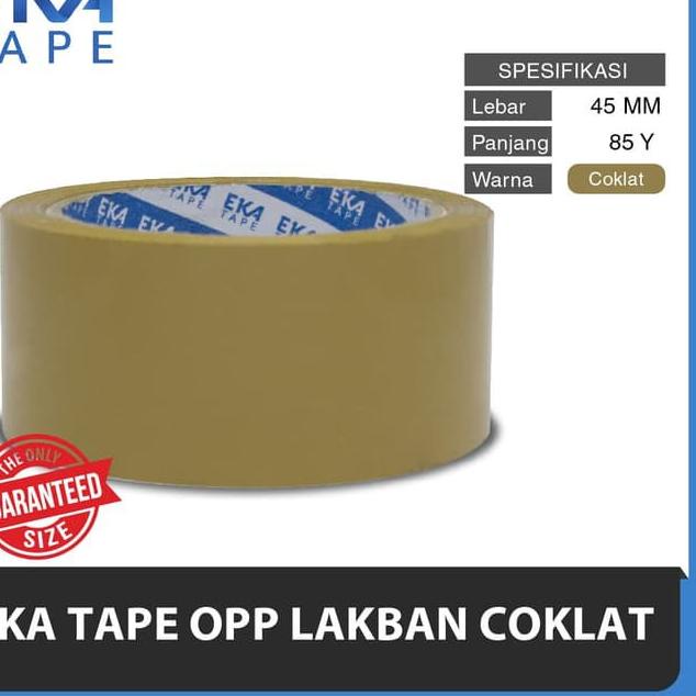 

ら Lakban Coklat Eka Tape 45 mm x 85 Yard ゼ