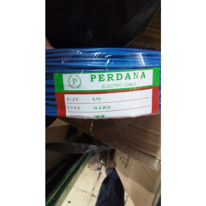 Kabel Perdana Kabel Listrik Kabel 18Awg Kabel 18 Awg Kabel 0,75 Cod