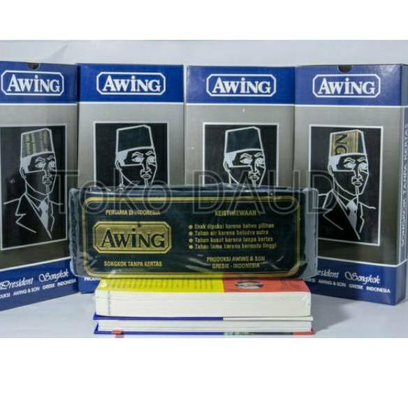 TERLARIS Peci Songkok AWING AC Kopiah Hitam Original 100% Agen Grosir ❂ 871