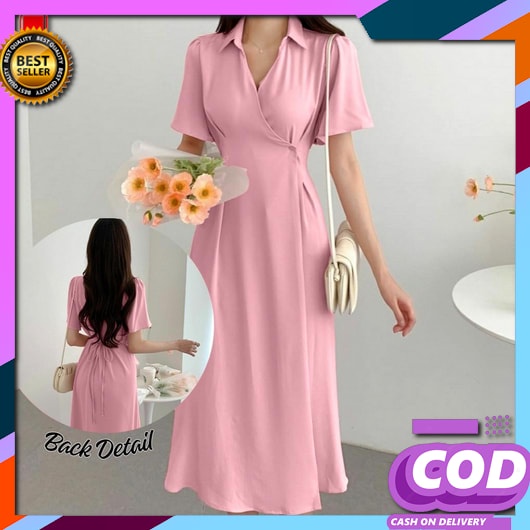 Promo Cod!! Dres Brukat Modern / Baju Dress Cewek / Dress Natal / Dres Wanita / Dres Wanita Murah / 