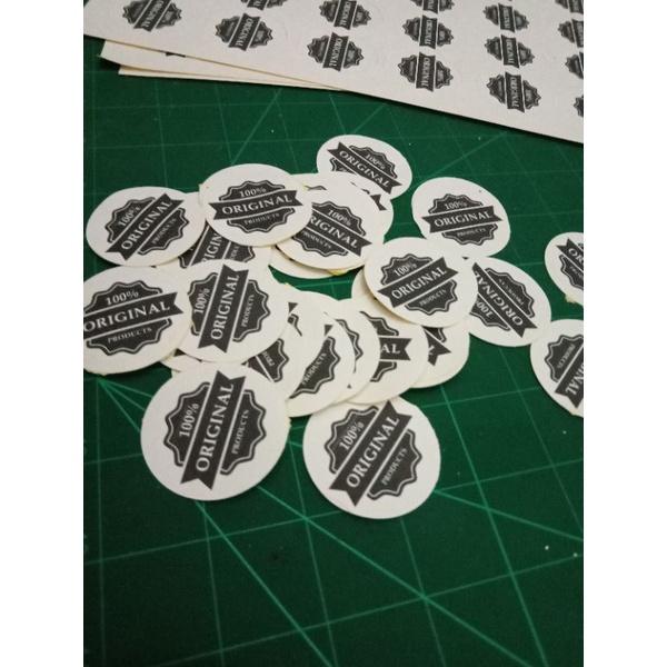 

sticker segel kemasan diameter 5cm isi 200pcs