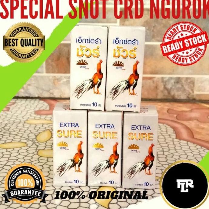 BERGARANSI Extra Sure Obat Ayam Import 10Ml Mengobati Ayam Snot Ngorok Crd Murah