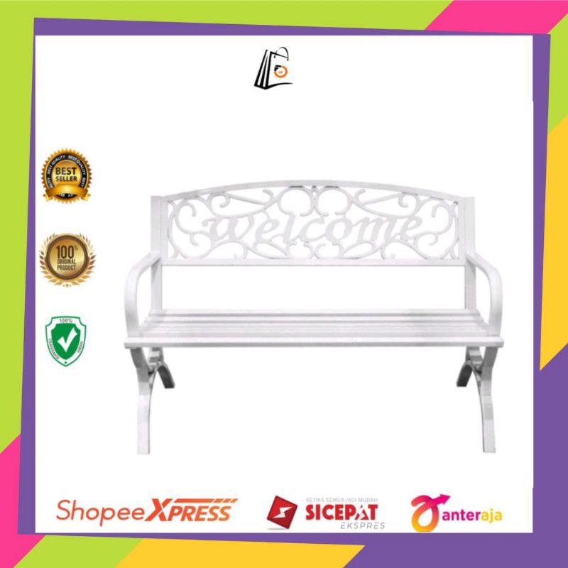 Soleil Canterbury Kursi Taman - Hitam