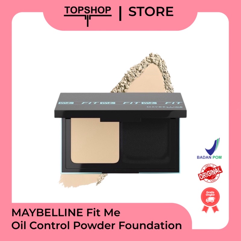 MAYBELLINE Fit Me Matte + Poreless 24HR Oil Control Powder Foundation