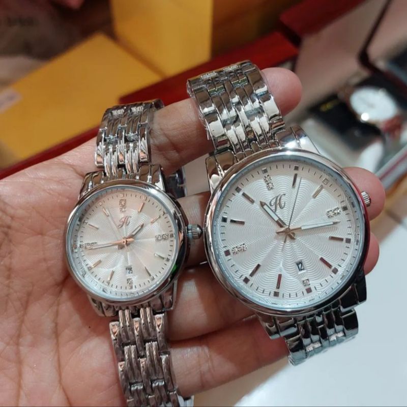 Free Box Kayu Jh 6003 Jims Honey Jam Tangan Couple Pria Wanita Harga Satuan