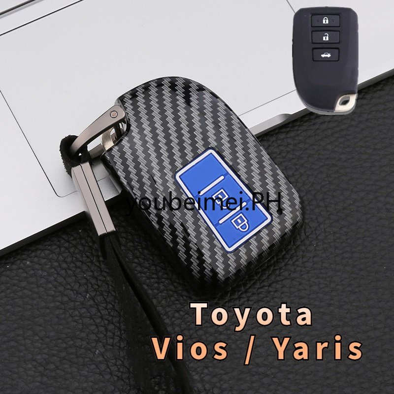 1 Pc / Hard Case Pelindung Remote Kunci Mobil Bahan Silikon Untuk toyota Vios XP150 2014-2019 Yaris 2018-2022