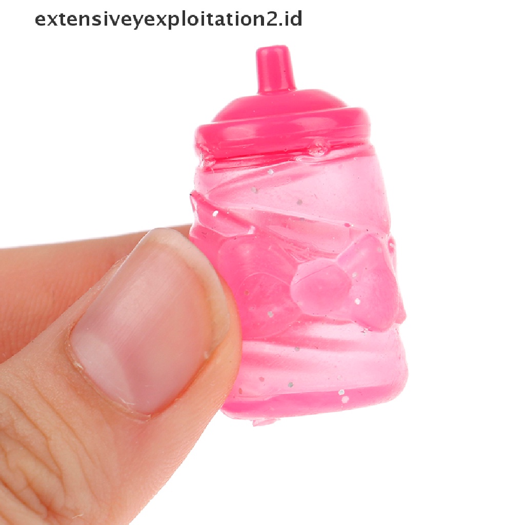 5pcs Miniatur Botol Susu Untuk Aksesoris Rumah Boneka