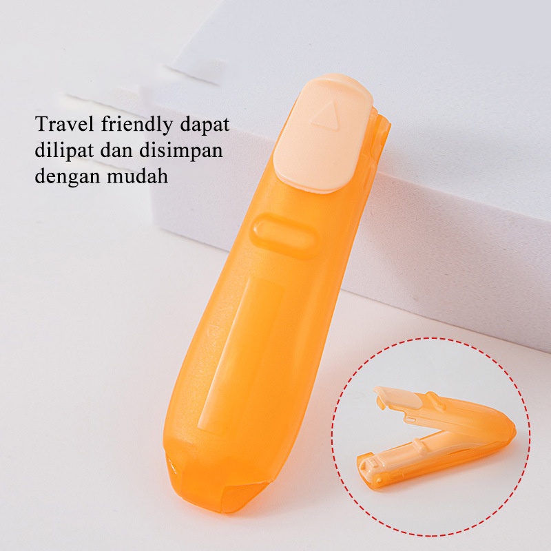 [1KG 65PCS] LBS Sendok Makan Anak/ Sendok Lipat Bayi Mudah Bawa/ Sendok Lipat Travel Anak/ Kids Easy Spoons