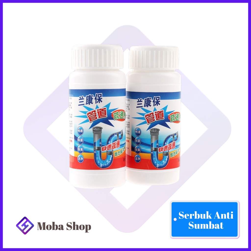 Serbuk Anti Sumbat / Pelancar Saluran Air Pipa