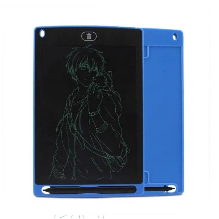Tablet mainan anak lcd 8.5inch per satuan - Biru