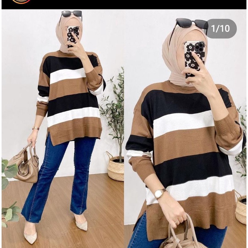 BLOUSE RAJUT-BLOUSE BLASTER KNIT PREMIUM