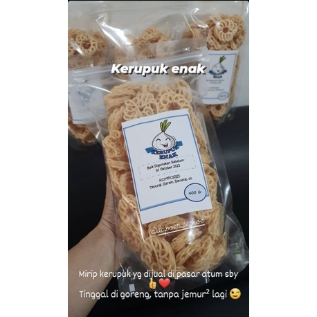 

Kerupuk Bawang Enak