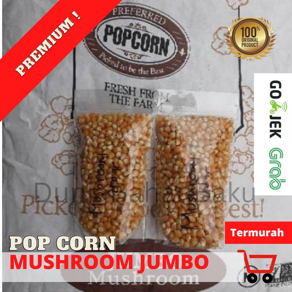 Jagung popcorn Jumbo Mushroom PREFERRED POP CORN | ASLI 100%