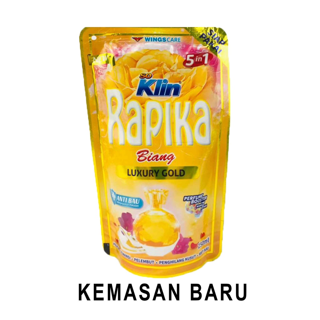 Pelicin Pakaian *Rapika Biang 5in1 * Luxurious Gold * 250ml