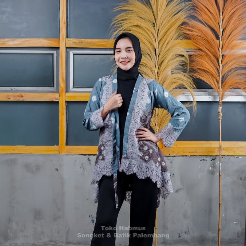 TUNIK / OUTER JUMPUTAN PALEMBANG MIX LACE PREMIUM